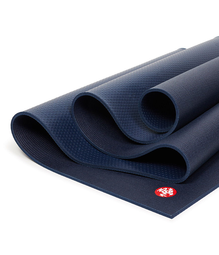Manduka PRO 6mm Yoga Mat - Midnight - folded | Manduka NZ