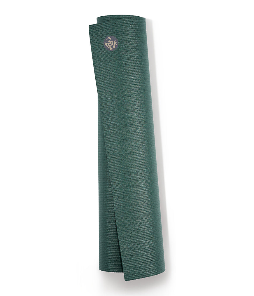 Manduka PRO 6mm Yoga Mat - Black Sage Mist - rolled vertical | Manduka NZ