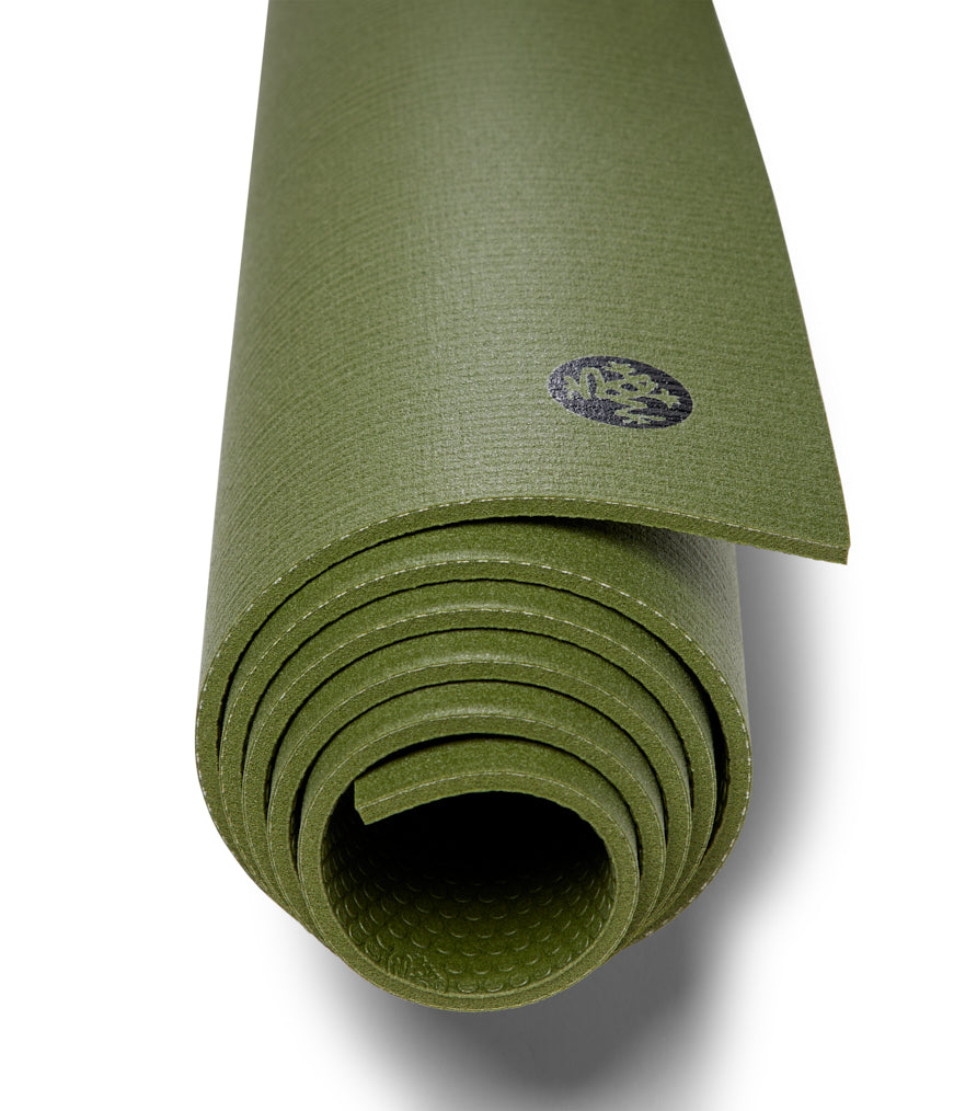 Manduka PRO 6mm Yoga Mat - Earth - rolled end on | Manduka NZ