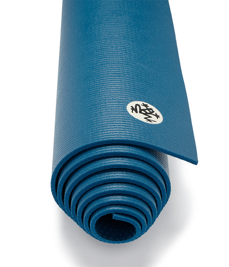 Manduka PROLite 5mm - Maldive - rolled end on | Manduka NZ