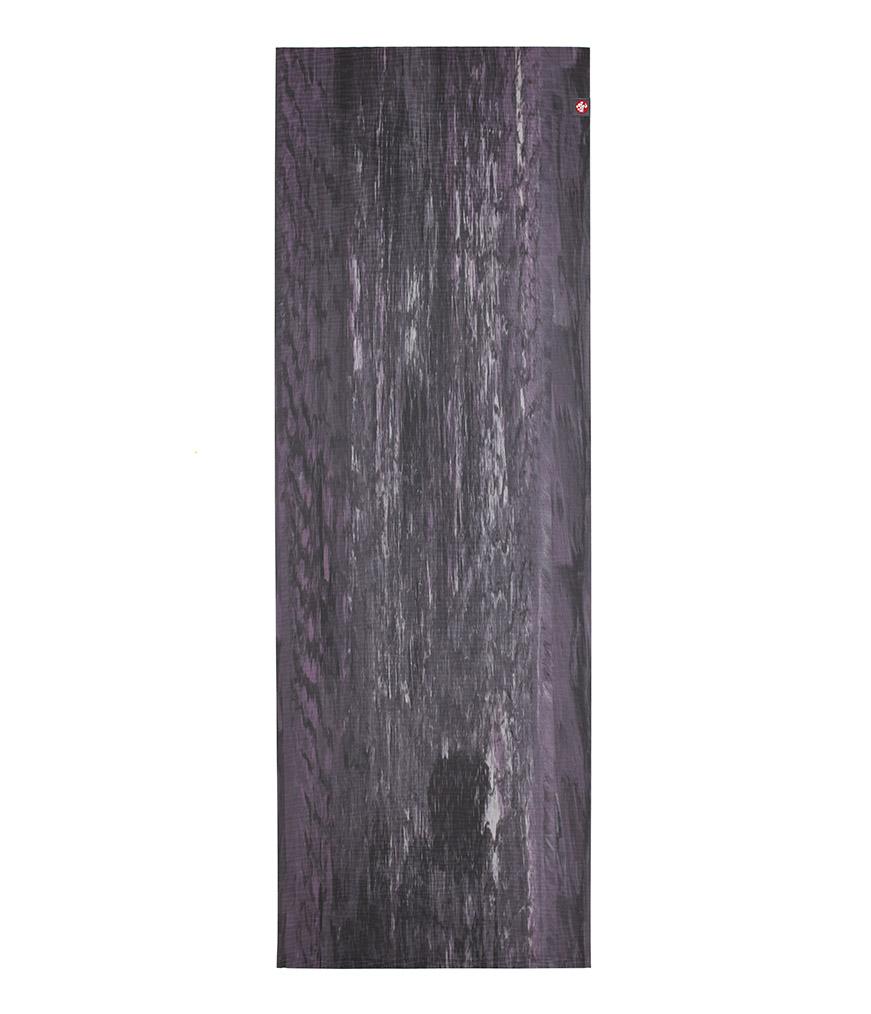 Manduka eKOLite 4mm Yoga Mat - Black Amethyst Marbled - unfurled | Manduka NZ