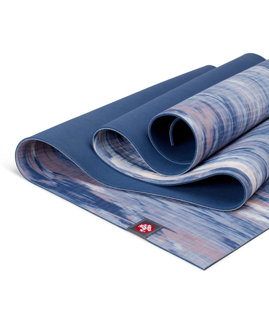 Manduka eKOLite 4mm Yoga Mat - Odyssey Marbled - folded | Manduka NZ