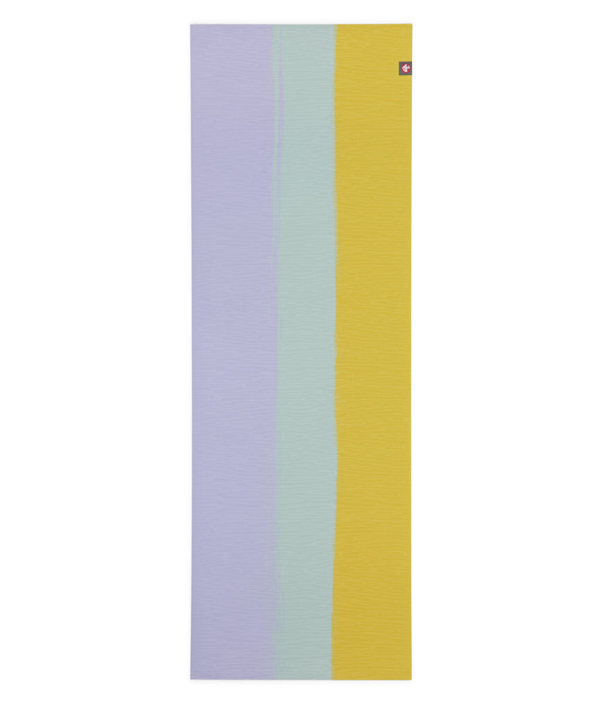 Manduka eKOLite 4mm Yoga Mat - Bamboo Stripe - unfurled | Manduka NZ