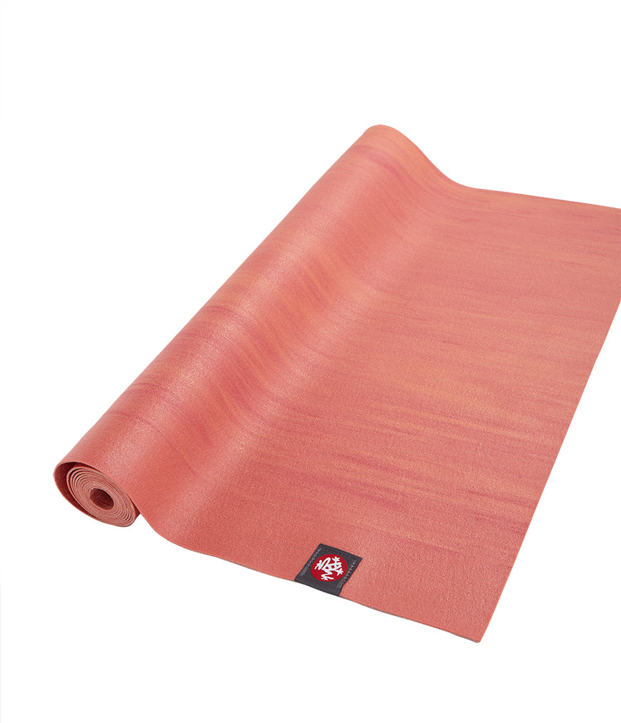 Manduka eKO Superlite 1.5mm Yoga Mat - Orchid Marble  - part rolled | Manduka NZ