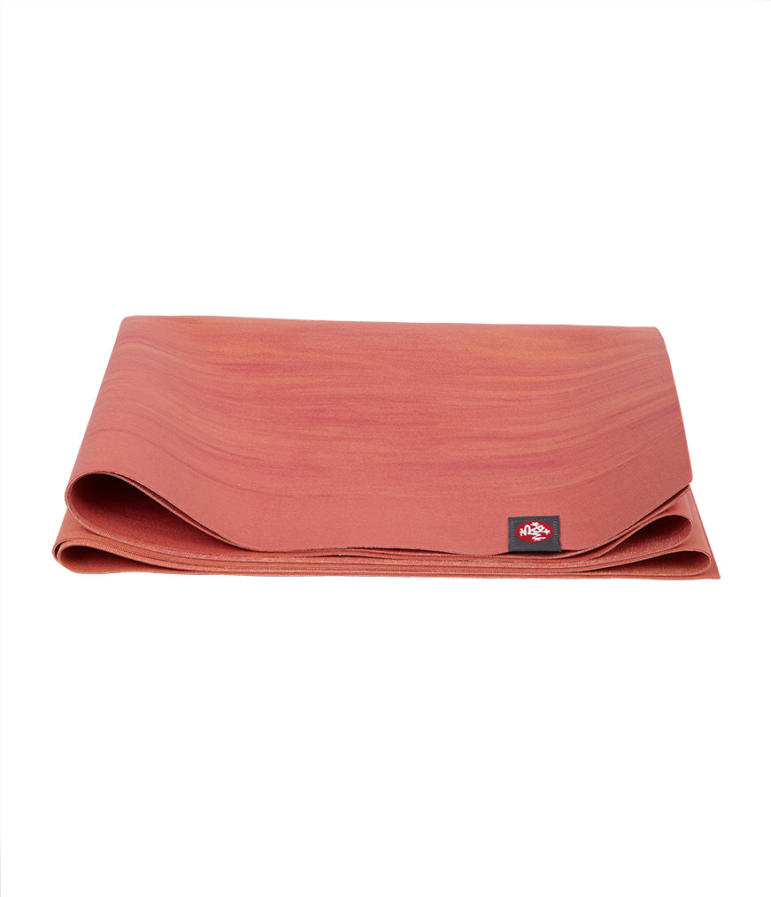 Manduka eKO Superlite 1.5mm Yoga Mat - Orchid Marble  - folded flat | Manduka NZ