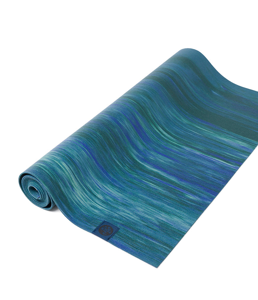 Manduka eKO Superlite 1.5mm Yoga Mat - Toad Marble - part rolled | Manduka NZ