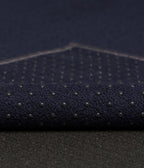 Manduka Yogitoes Mat Towel - Midnight - corner folded over showing underside | Manduka NZ