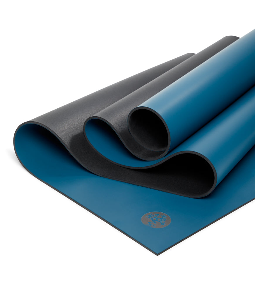 Manduka GRP Adapt 5mm Yoga Mat - Aquamarine - folded | Manduka NZ