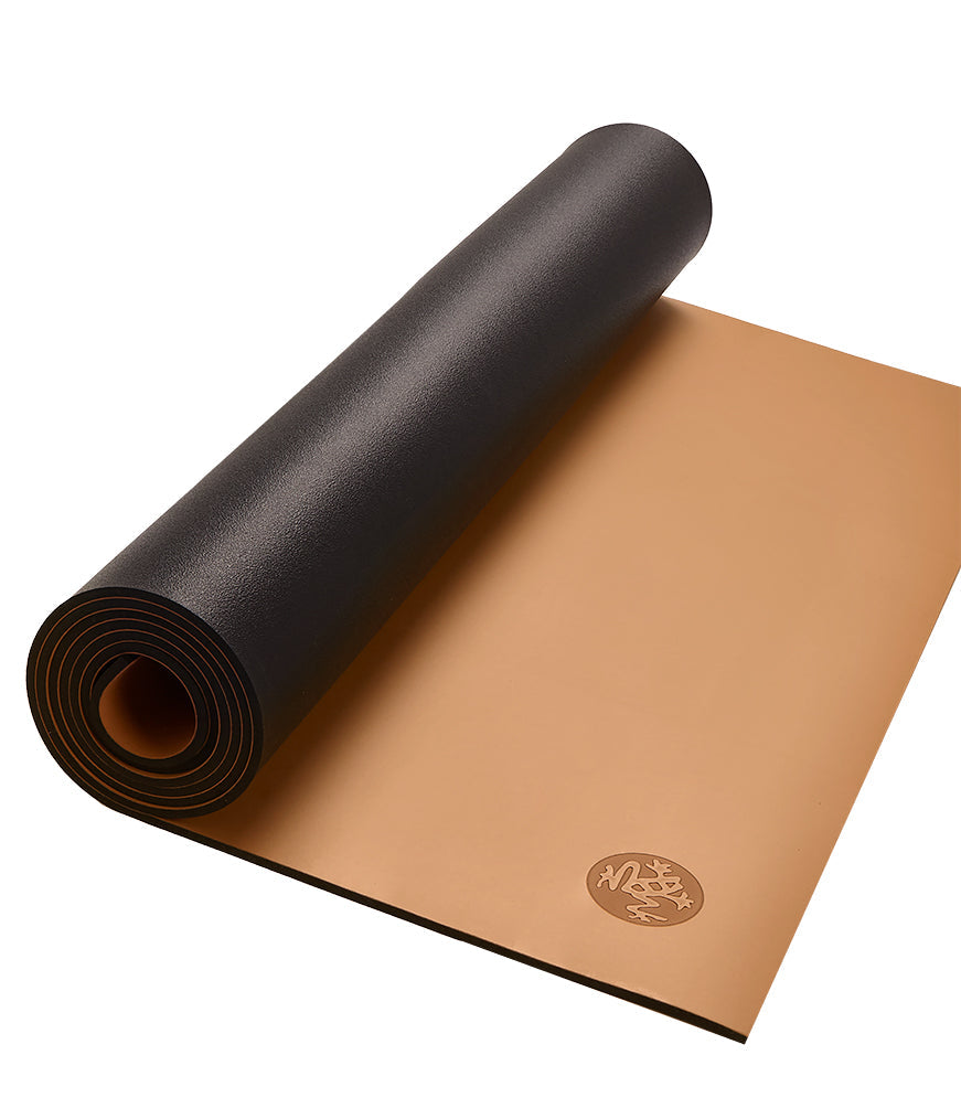 Manduka GRP Adapt 5mm Yoga Mat - Terracotta - part rolled | Manduka NZ