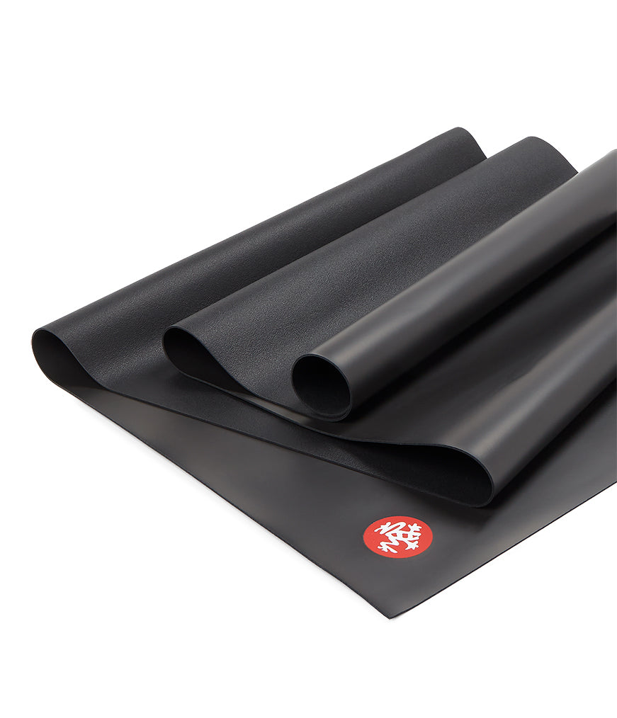 Manduka GRP Adapt Travel Yoga Mat 1.5mm - Carbon Black - loosely rolled | Manduka NZ