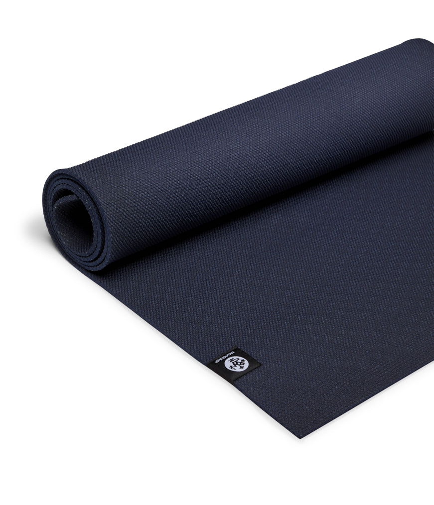Manduka X 5mm Yoga Mat - Midnight - Semi unfurled | Manduka NZ