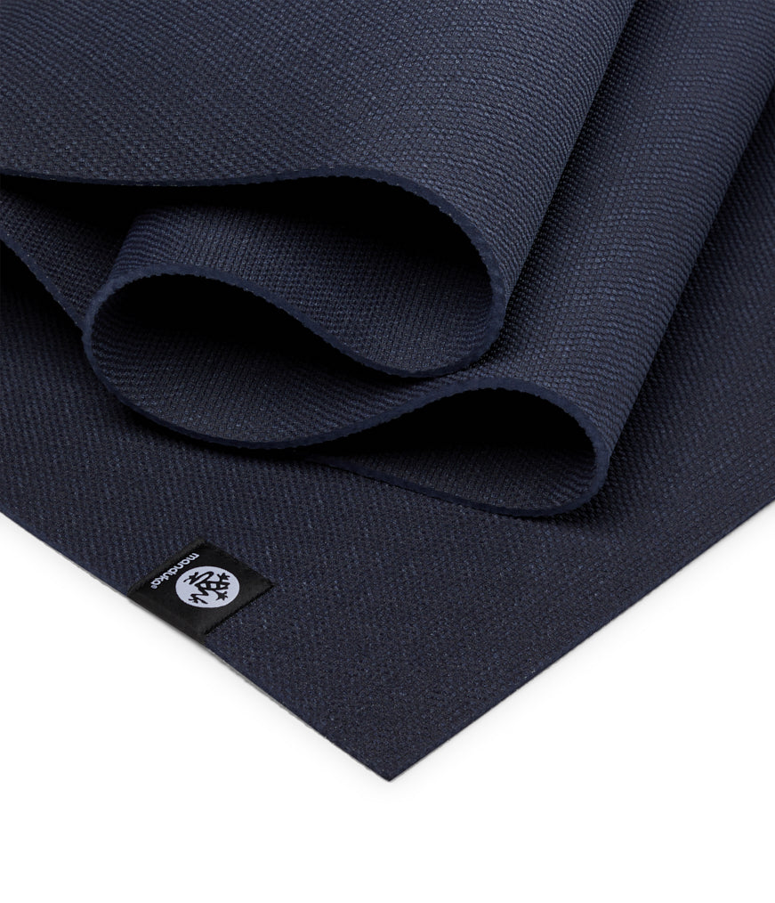 Manduka X 5mm Yoga Mat - Midnight - Folded | Manduka NZ