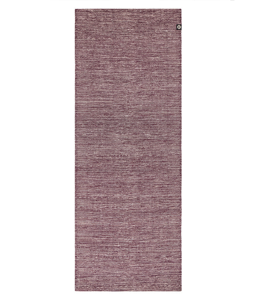 Manduka Shala Yoga Rug - Indulge Heather - lying flat | Manduka NZ