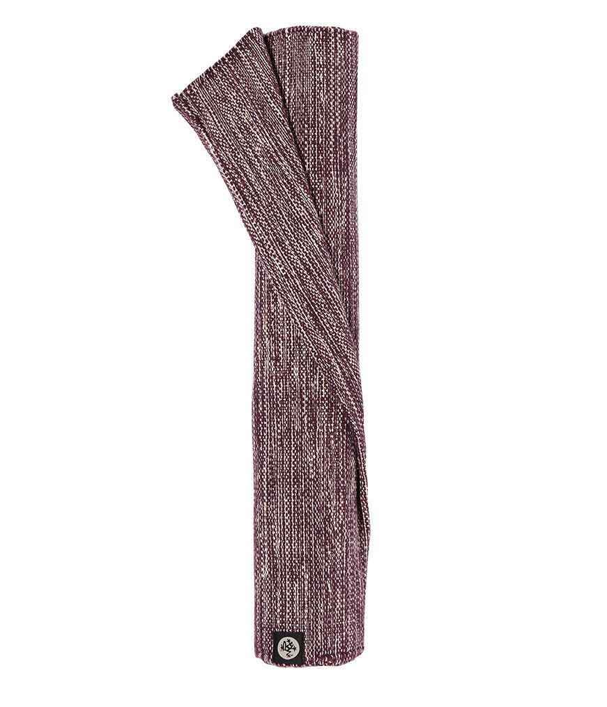 Manduka Shala Yoga Rug - Indulge Heather - rolled | Manduka NZ