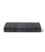 Manduka Shala Yoga Rug - Black Heather - folded flat | Manduka NZ