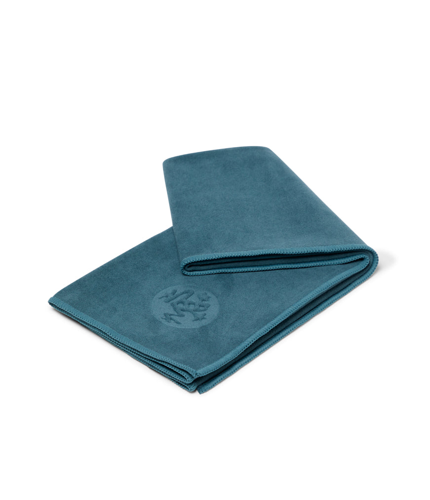 Manduka eQua Hand Towel - Sage - folded | Manduka NZ