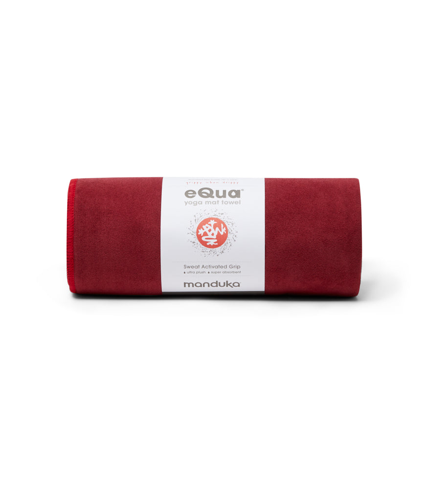 Manduka eQua Mat Towel - Verve - rolled | Manduka NZ