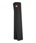 Manduka PRO 6mm Yoga Mat - Black - rolled vertical | Manduka NZ