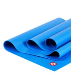 Manduka PRO Travel 2.5mm Yoga Mat - Be Bold Blue - folded | Manduka NZ