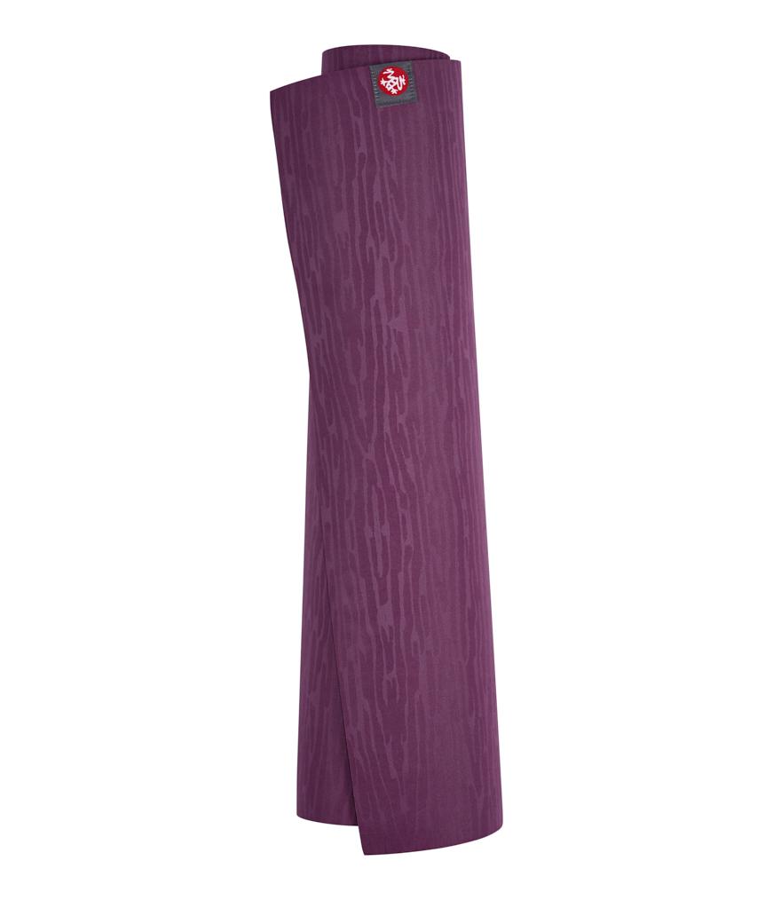 Manduka eKOLite 5mm Yoga Mat - Acai Midnight - rolled vertical | Manduka NZ