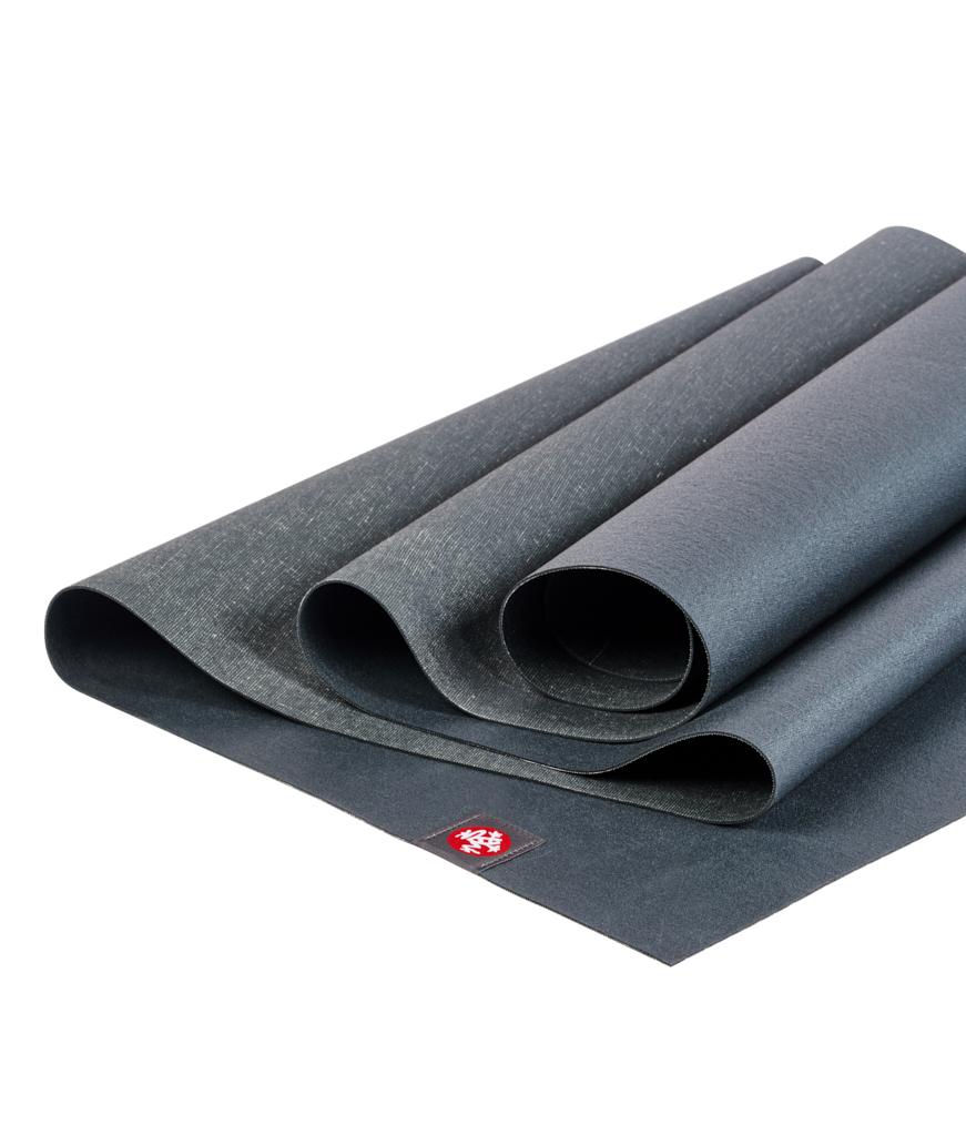 Manduka eKO Superlite 1.5mm Yoga Mat - Charcoal - folded | Manduka NZ