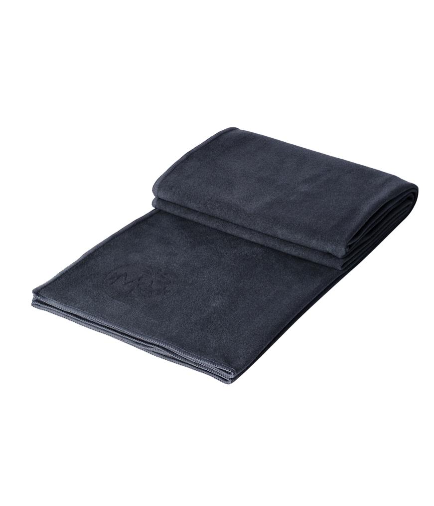Manduka eQua Mat Towel - Thunder - folded | Manduka NZ