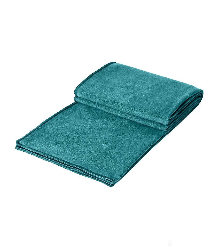 Manduka eQua Mat Towel - Tropical Surf - folded | Manduka NZ