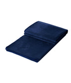 Manduka eQua Mat Towel - Midnight - folded | Manduka NZ