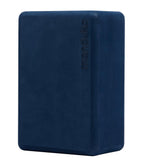 Manduka Recycled Foam Block - Midnight - standing vertically | Manduka NZ