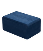 Manduka Recycled Foam Block - Midnight - profile view | Manduka NZ