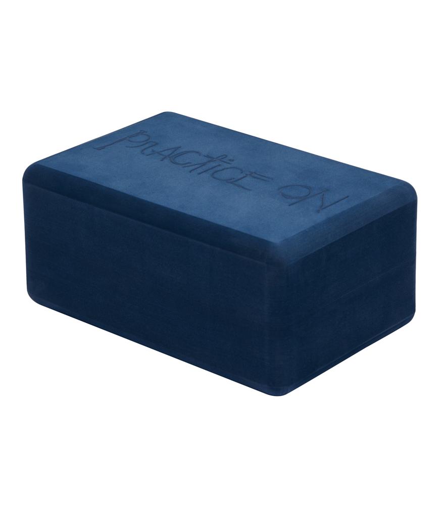Manduka Recycled Foam Block - Midnight - profile view | Manduka NZ