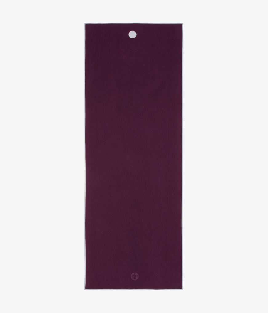 Manduka Yogitoes Mat Towel - Indulge - lying flat | Manduka NZ