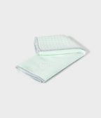 Manduka Yogitoes Hand Towel - Sea Foam - folded | Manduka NZ