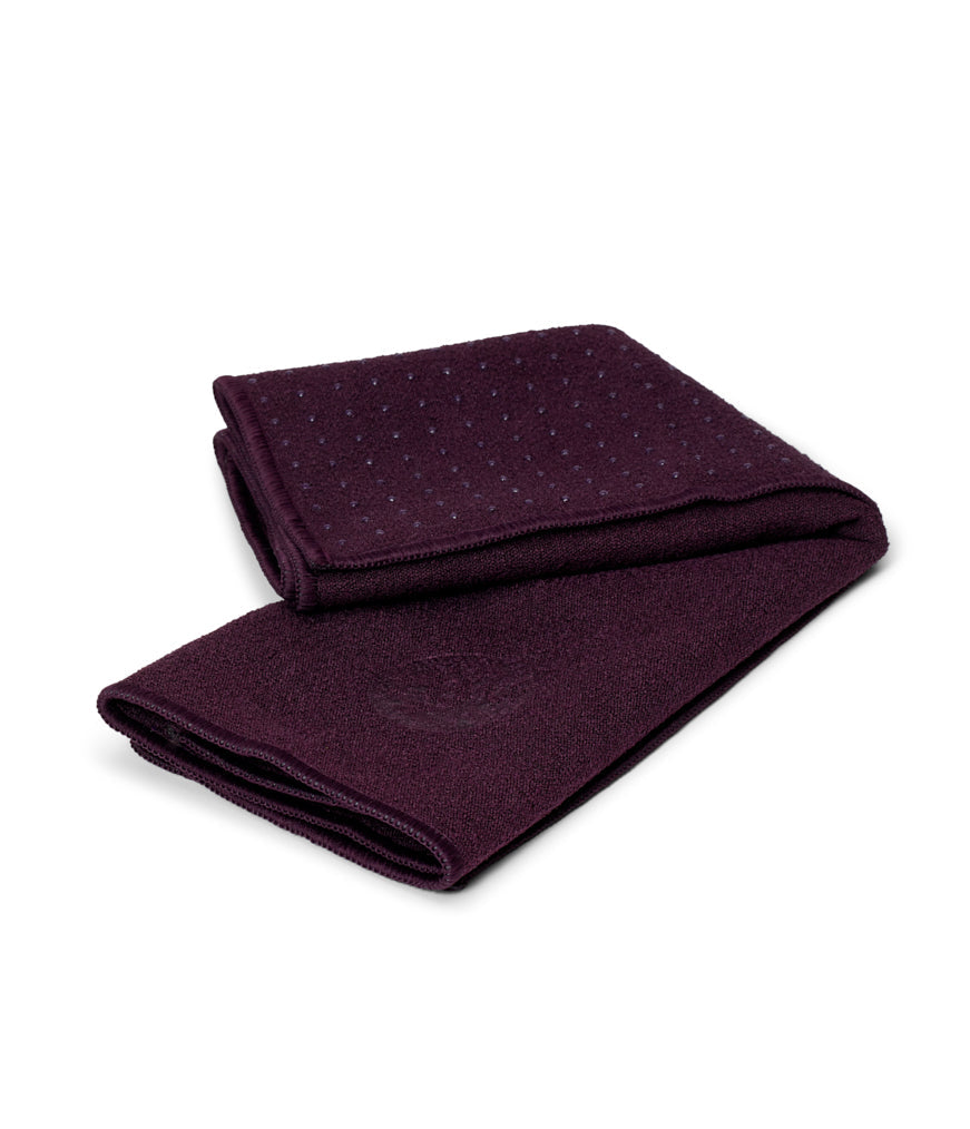 Manduka Yogitoes Hand Towel - Indulge - folded | Manduka NZ
