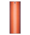 Manduka Yogitoes Mat Towel - Ruby Array - lying flat | Manduka NZ