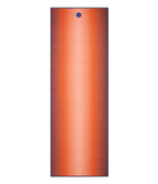 Manduka Yogitoes Mat Towel - Ruby Array - lying flat | Manduka NZ