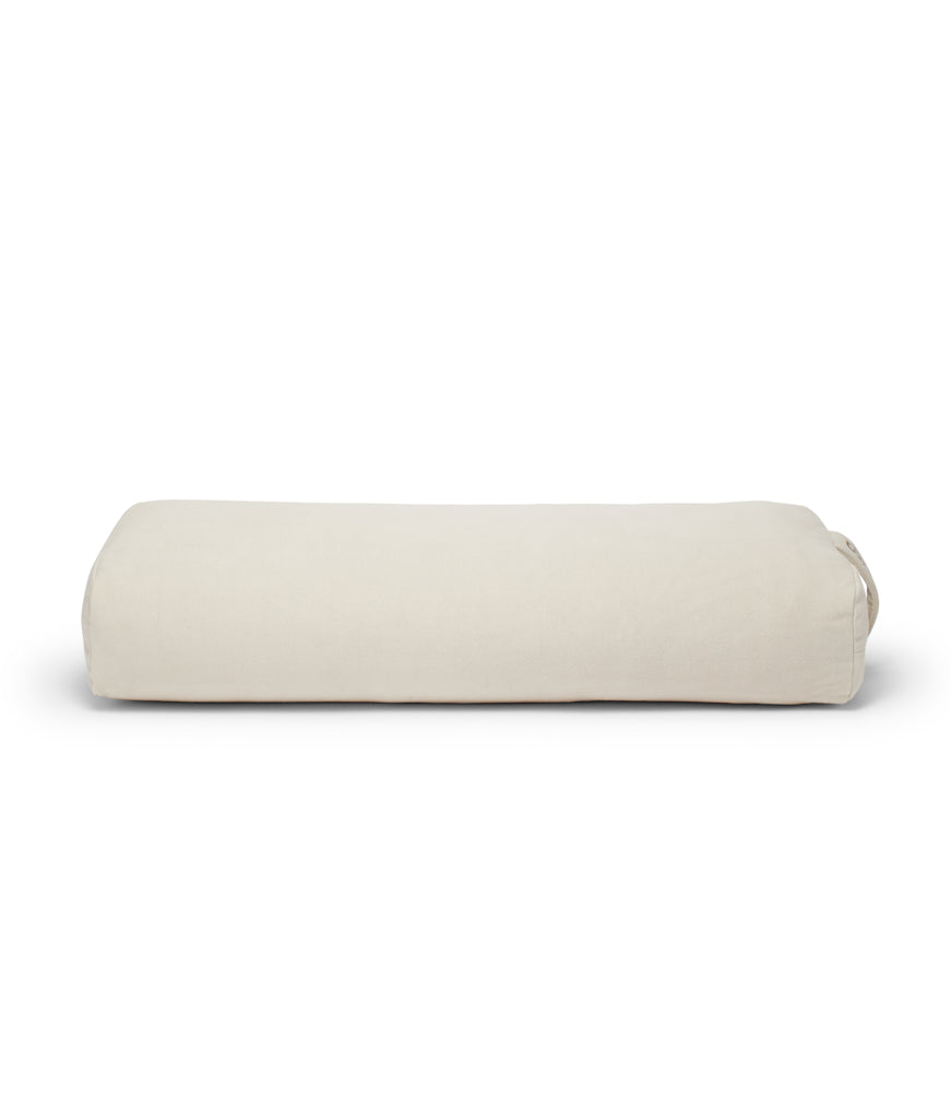 Manduka Enlight Rectangular Bolster - Sand - horizontal | Manduka NZ