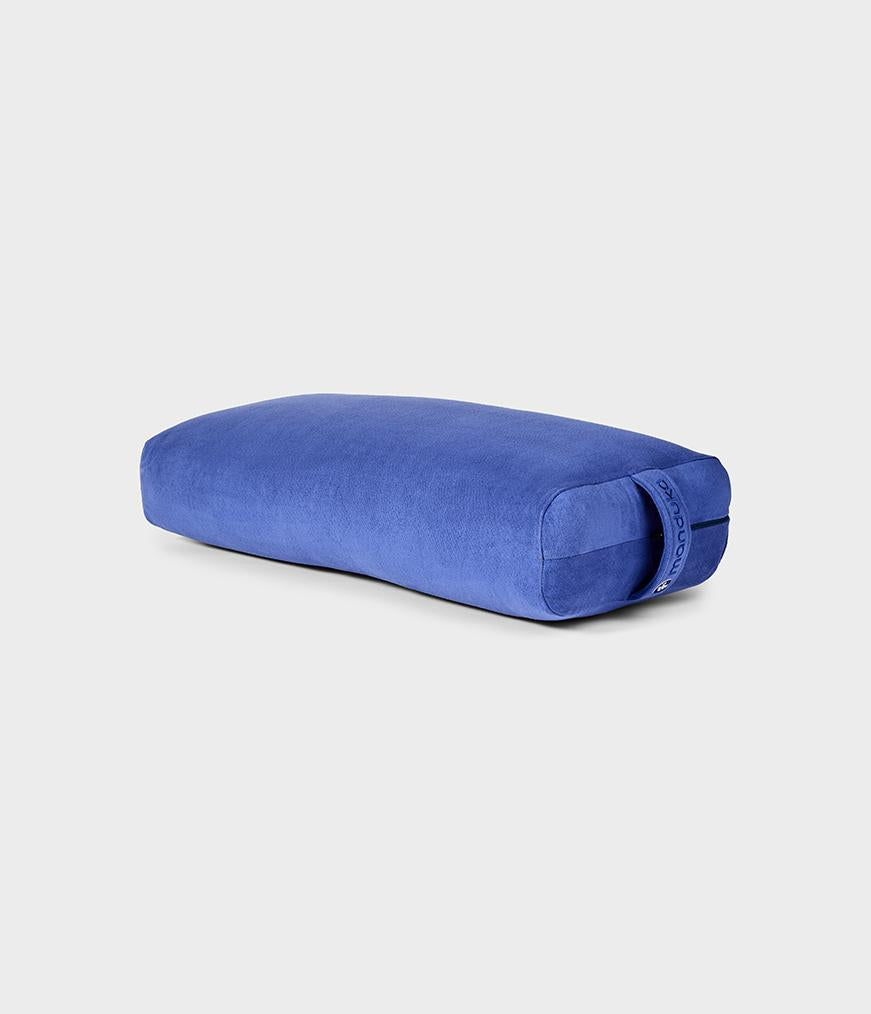 Manduka Enlight Rectangular Bolster - Surf - 45 degree angle view | Manduka NZ