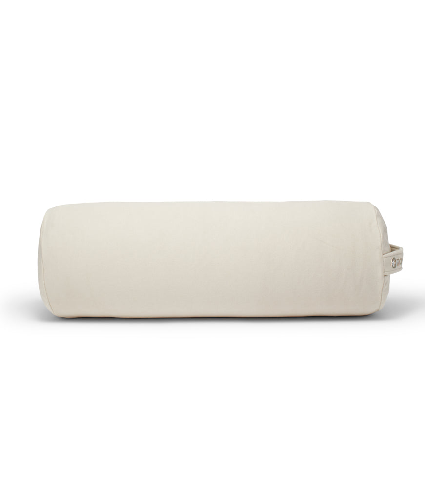Manduka Enlight Round Bolster - Sand - horizintal | Manduka NZ