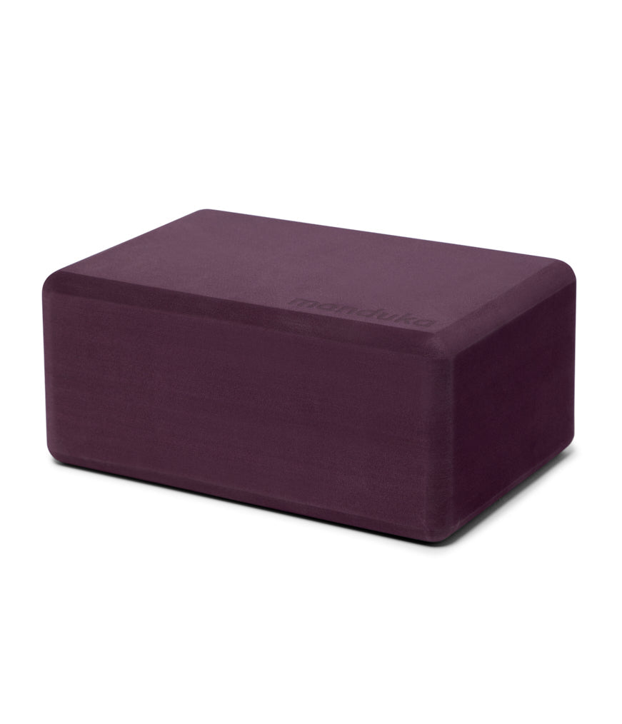 Manduka Recycled Foam Block - Indulge - profile view | Manduka NZ