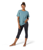 Vinyassa Tee - Beetle - Front View - Gallery Image 1 | Manduka | Manduka NZ