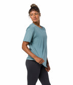 Vinyassa Tee - Beetle - Side View - Gallery Image 3 | Manduka | Manduka NZ