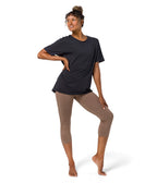 Vinyassa Tee - Phantom - Front View - Gallery Image 1 | Manduka | Manduka NZ