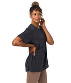 Vinyassa Tee - Phantom - Side View - Gallery Image 2 | Manduka | Manduka NZ