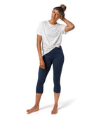 Vinyassa Tee - White - Front View - Gallery Image 7 | Manduka | Manduka NZ