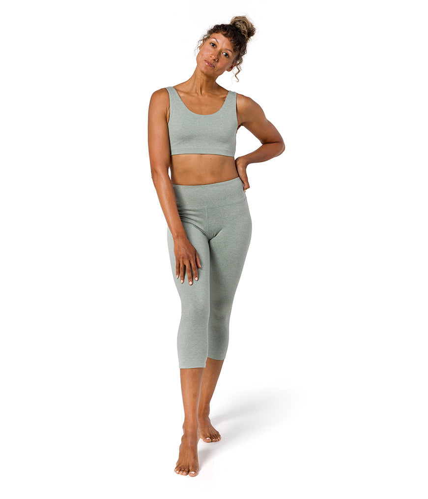 Dhara Bra - Avian Heather - Front View - Gallery Image 1 | Manduka | Manduka NZ