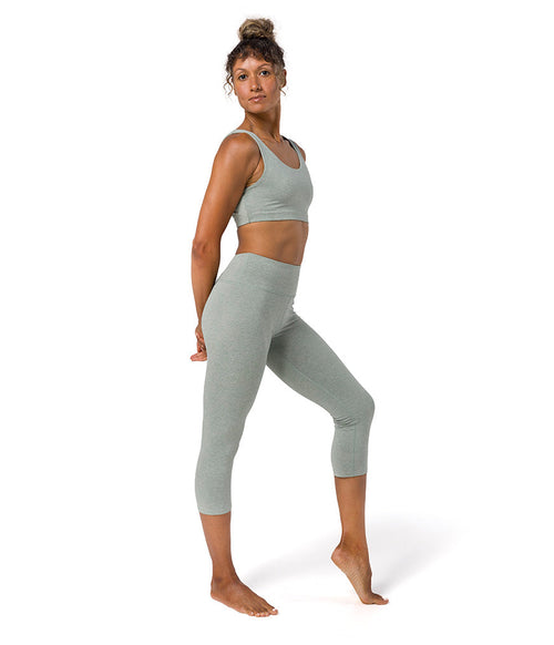 Dhara Bra - Avian Heather - Side View - Gallery Image 2 | Manduka | Manduka NZ
