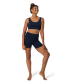 Dhara Bra - Midnight Heather - Front View - Gallery Image 3 | Manduka | Manduka NZ