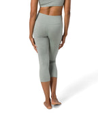 Dhara Capri Legging - Avian Heather - Rear View - Gallery Image 4 | Manduka | Manduka NZ