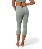 Dhara Capri Legging - Avian Heather - Rear View - Gallery Image 5 | Manduka | Manduka NZ